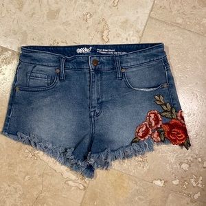 Wasson denim high rise shorts